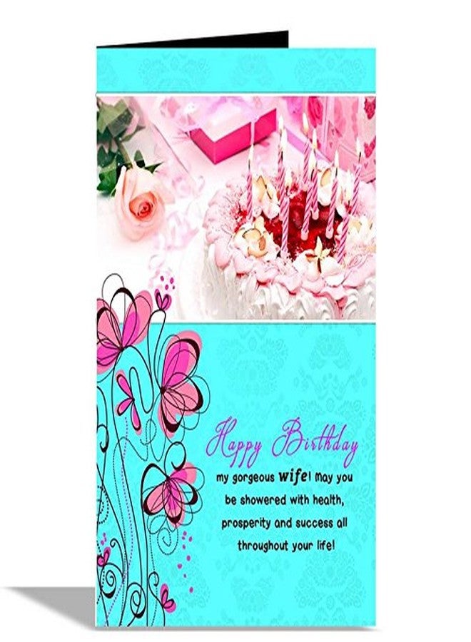 Alwaysgift Greeting Card - Happy Birthday Card For Wife - Gift Card With Envelope - Image 1